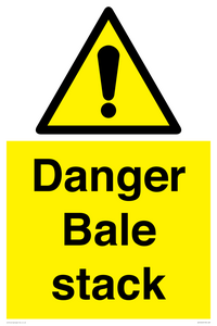 Danger Bale stack